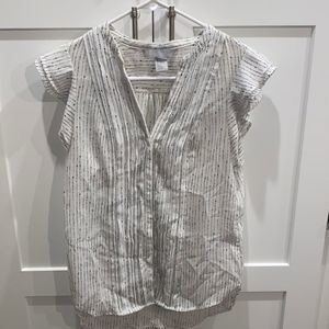 Hm conscious black and white blouse